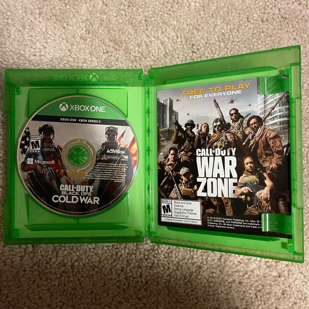 Call of duty Cold War Xbox one